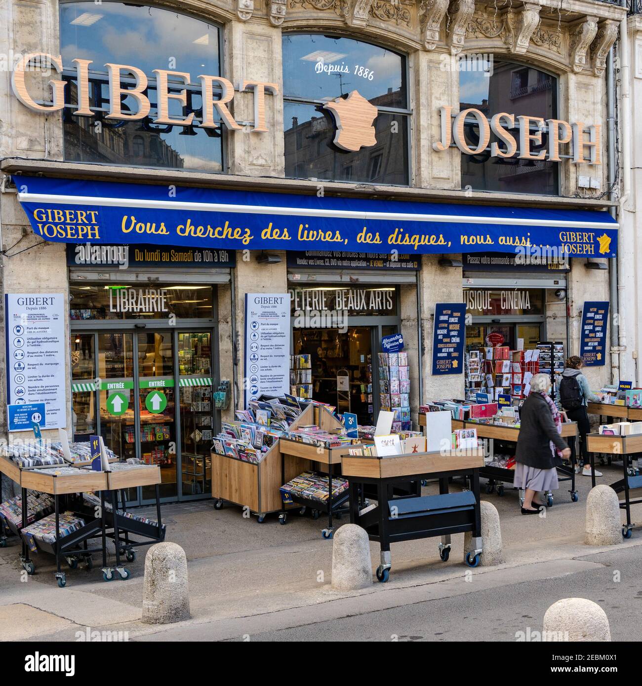 Libreria Gibert Joseph a Montpellier, Francia Foto Stock