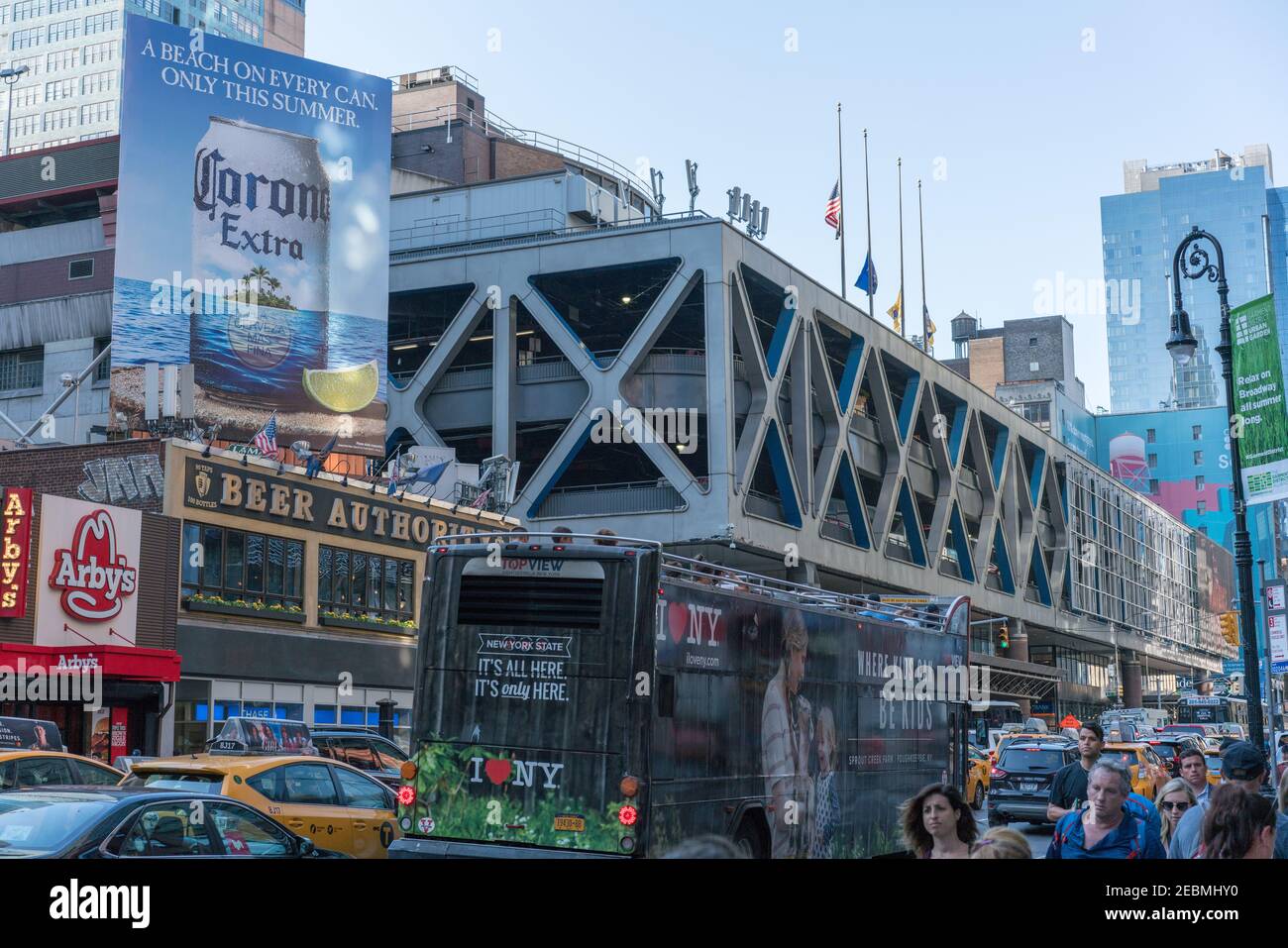 Port Authority Building sulla 8th Avenue Foto Stock
