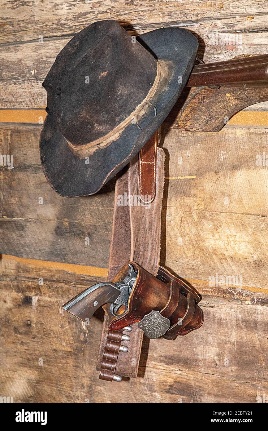 Necessità per uno sceriffo Foto Stock