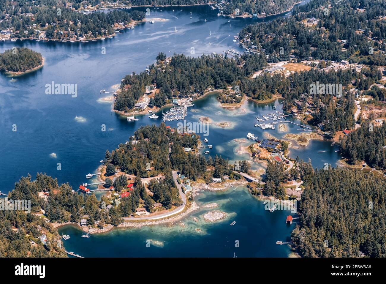 Sunshine Coast, British Columbia, Canada. Foto Stock