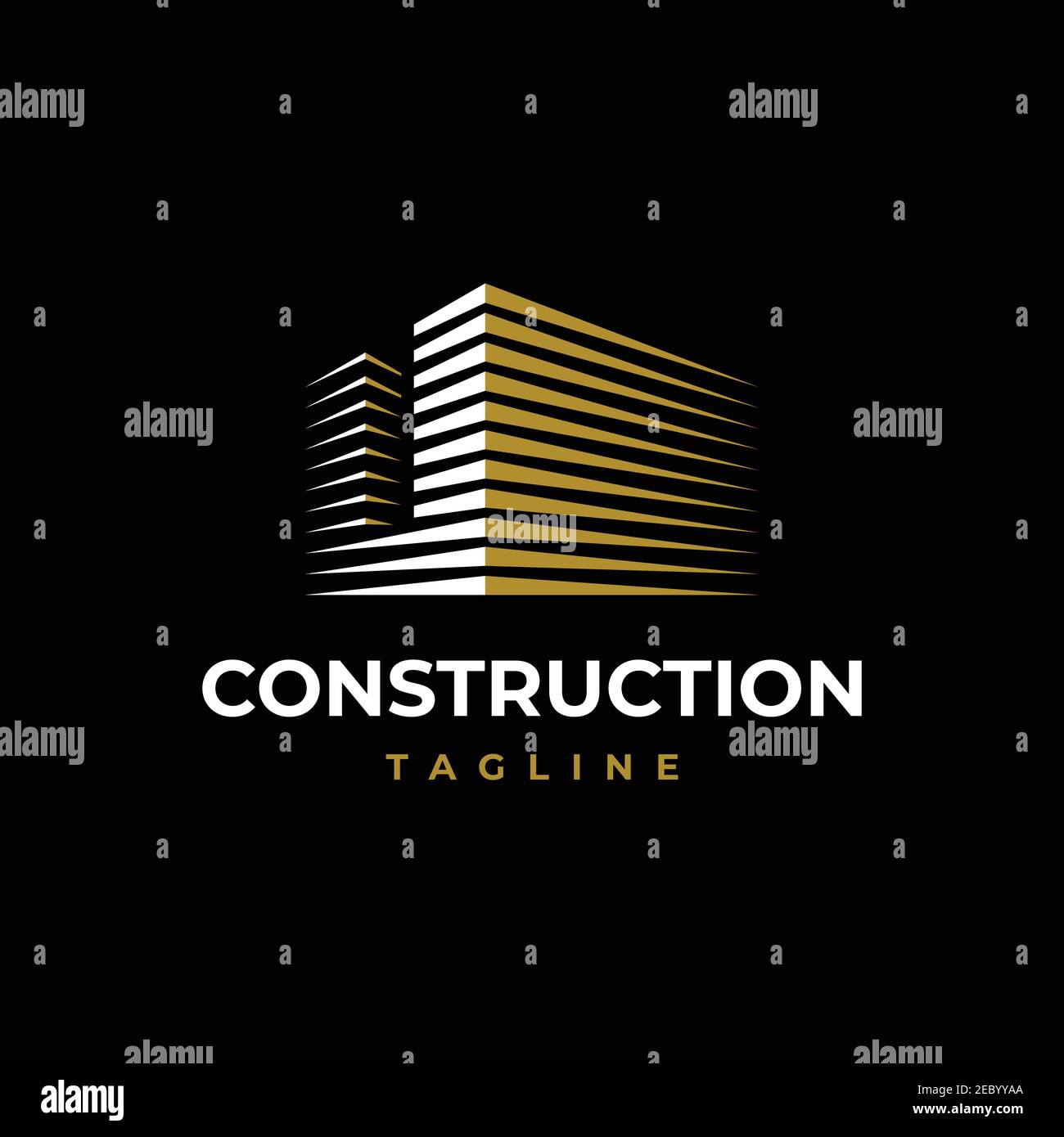 Modello vettoriale per il design del logo lettera U. Illustrazione Vettoriale