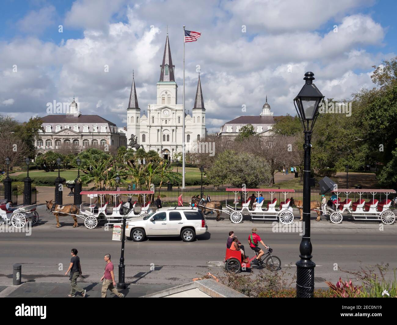 Jackson Square, New Orleans Foto Stock