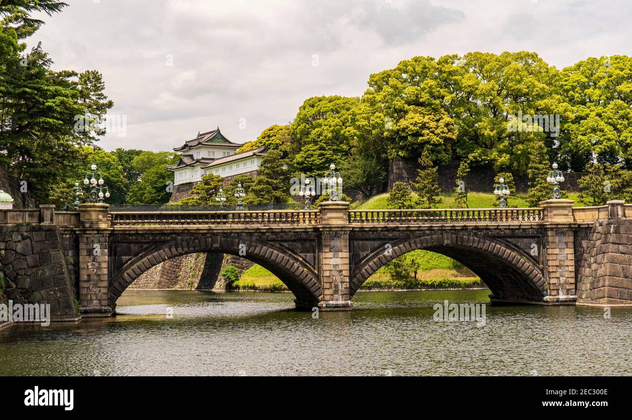 Palazzo imperiale di Tokyo Foto Stock