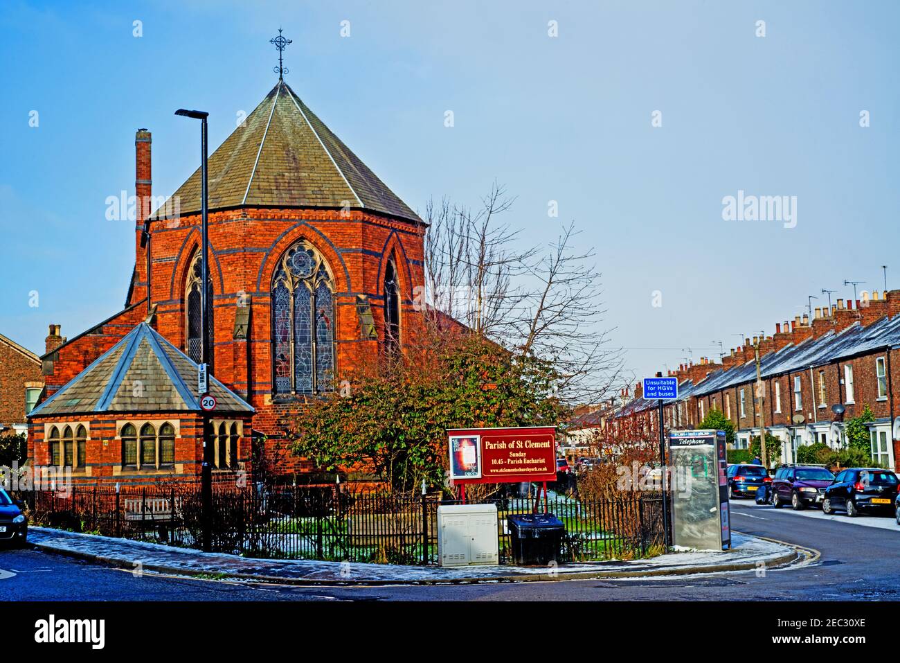 Parrocchia di St Clements, Scarcroft Road, York, Inghilterra Foto Stock