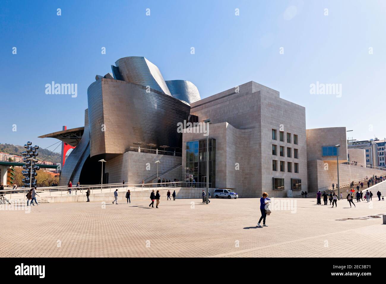 Europa, Spagna, Paesi Baschi, Museo Bilbao Guggenheim Bilbao Foto Stock