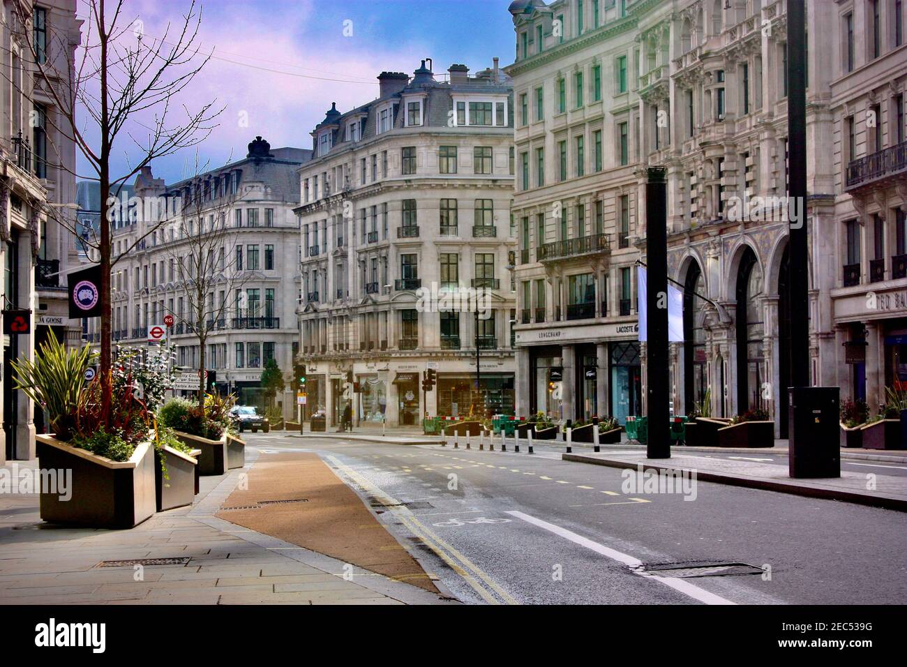 Regent's Street, West End, Londra, Inghilterra Foto Stock