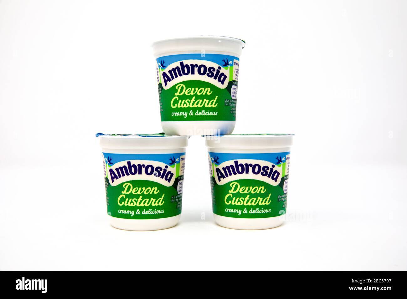 Ambrosia Devon crema pasticcera Foto Stock