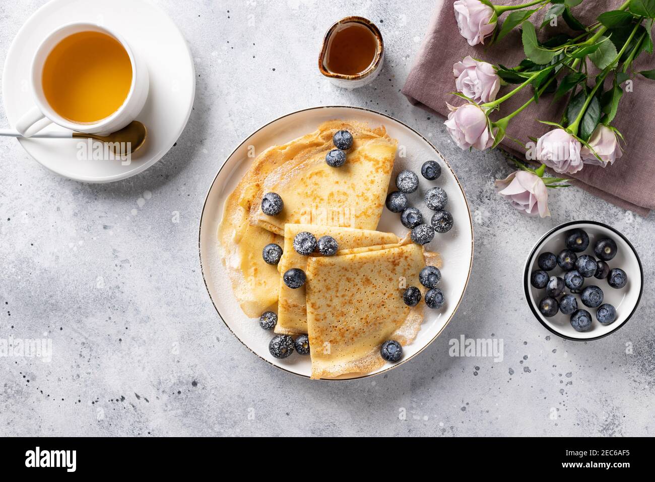 deliziosa colazione per le mamme e le donne Foto Stock