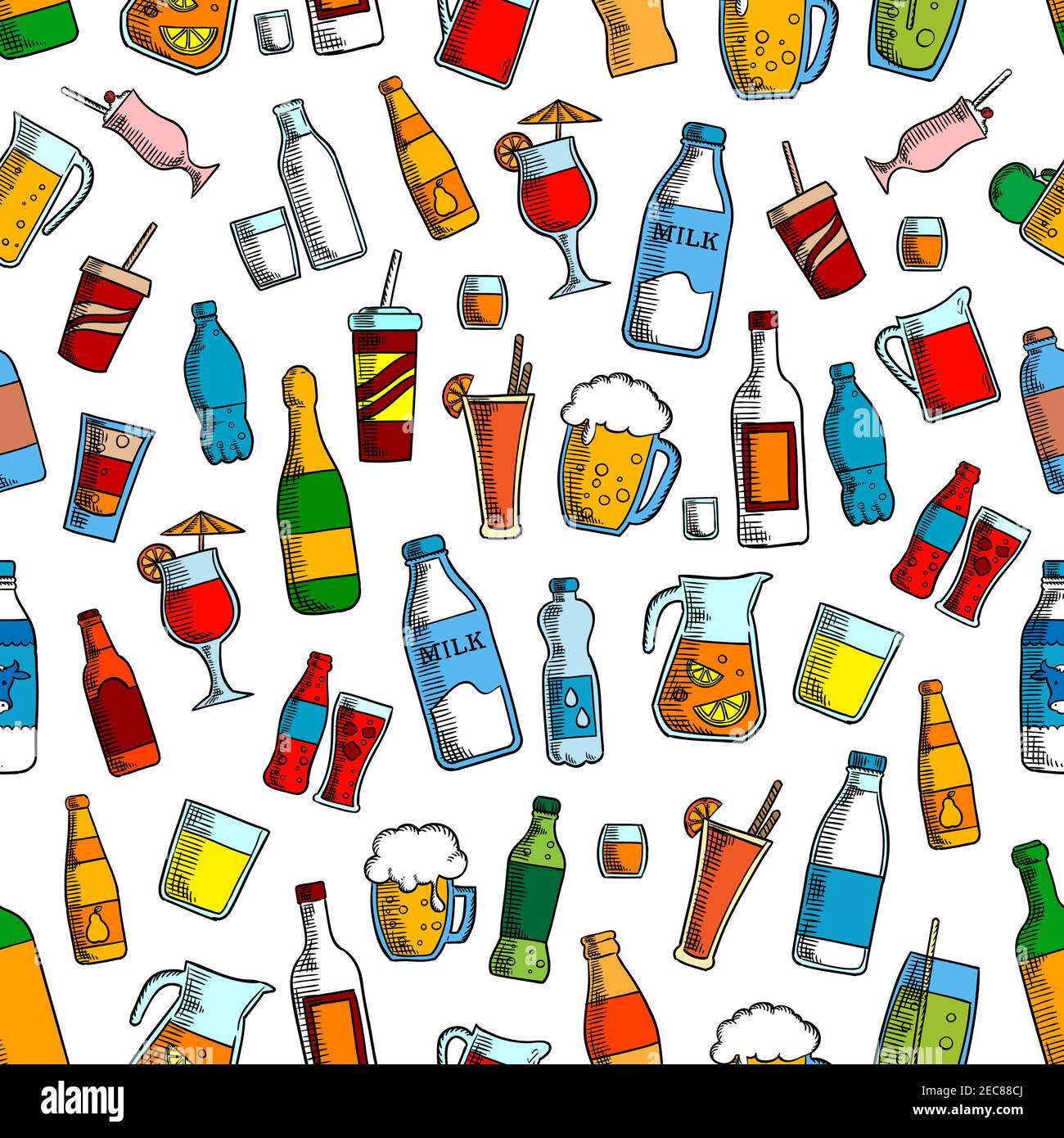 Bottiglia e bicchiere di coca cola Immagini Vettoriali Stock - Alamy