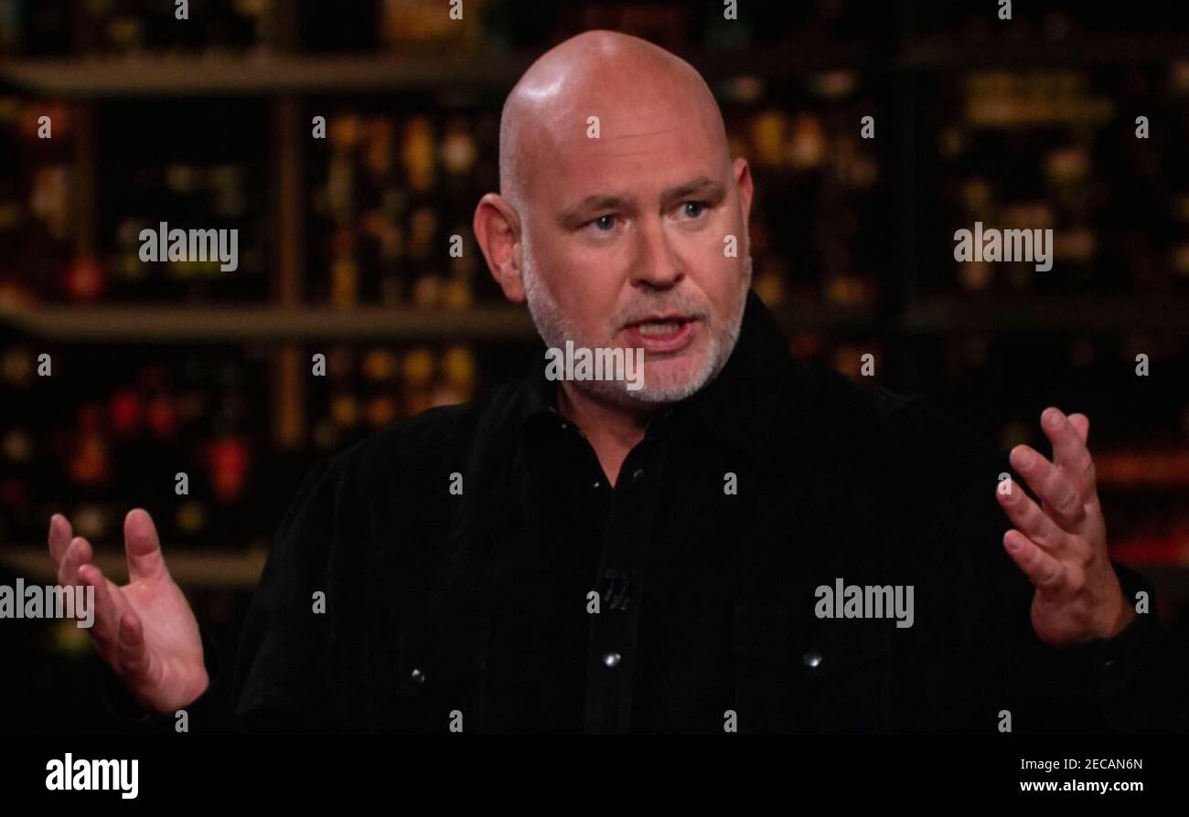 12 febbraio 2021, Hollywood, California, USA - STEVE SCHMIDT, un co-fondatore del Lincoln Project, appare sullo show HBO, 'Real Time with Bill Maher.(Credit Image: © HBO/Real Time/ZUMA Wire) Foto Stock
