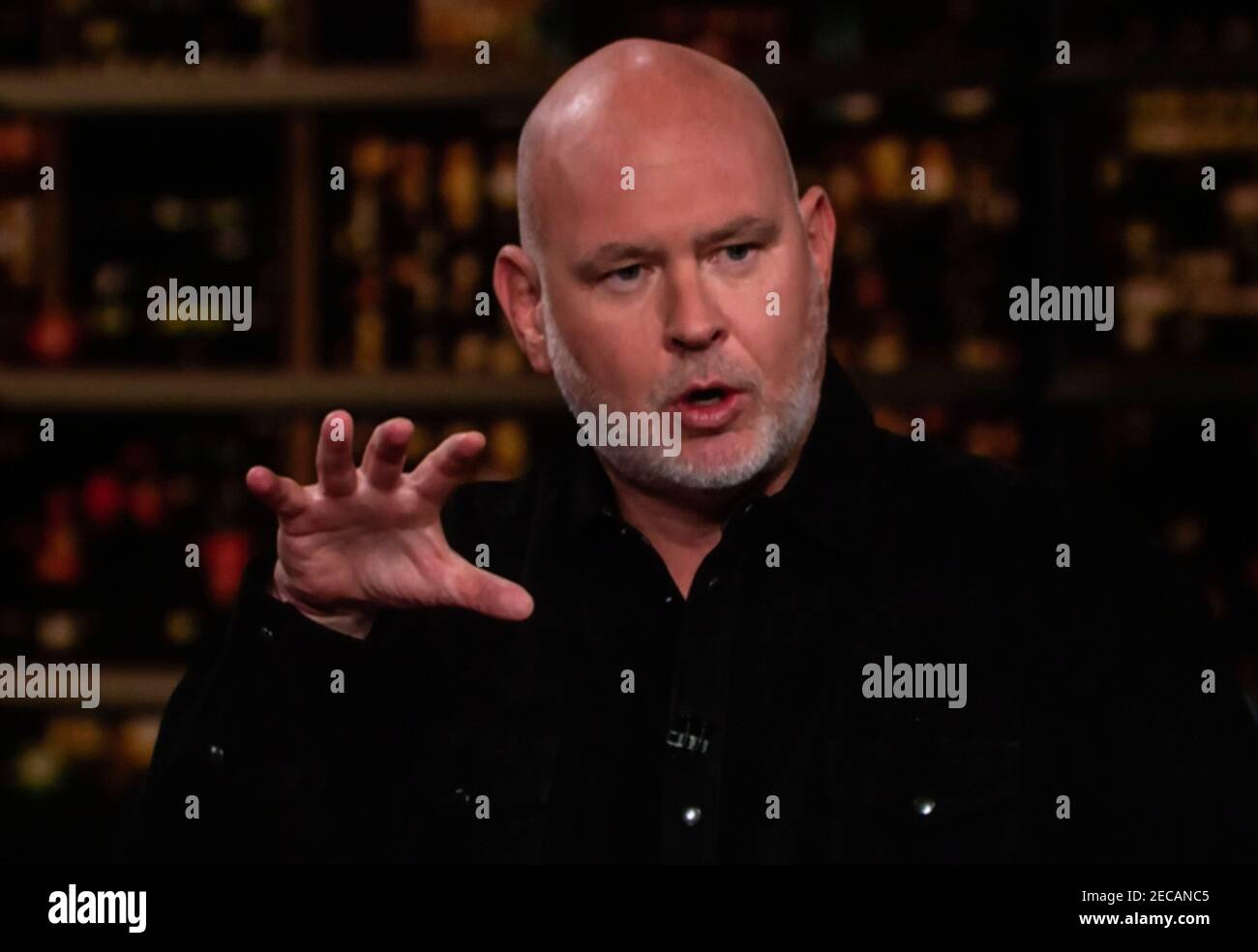 12 febbraio 2021, Hollywood, California, USA - STEVE SCHMIDT, un co-fondatore del Lincoln Project, appare sullo show HBO, 'Real Time with Bill Maher.(Credit Image: © HBO/Real Time/ZUMA Wire) Foto Stock