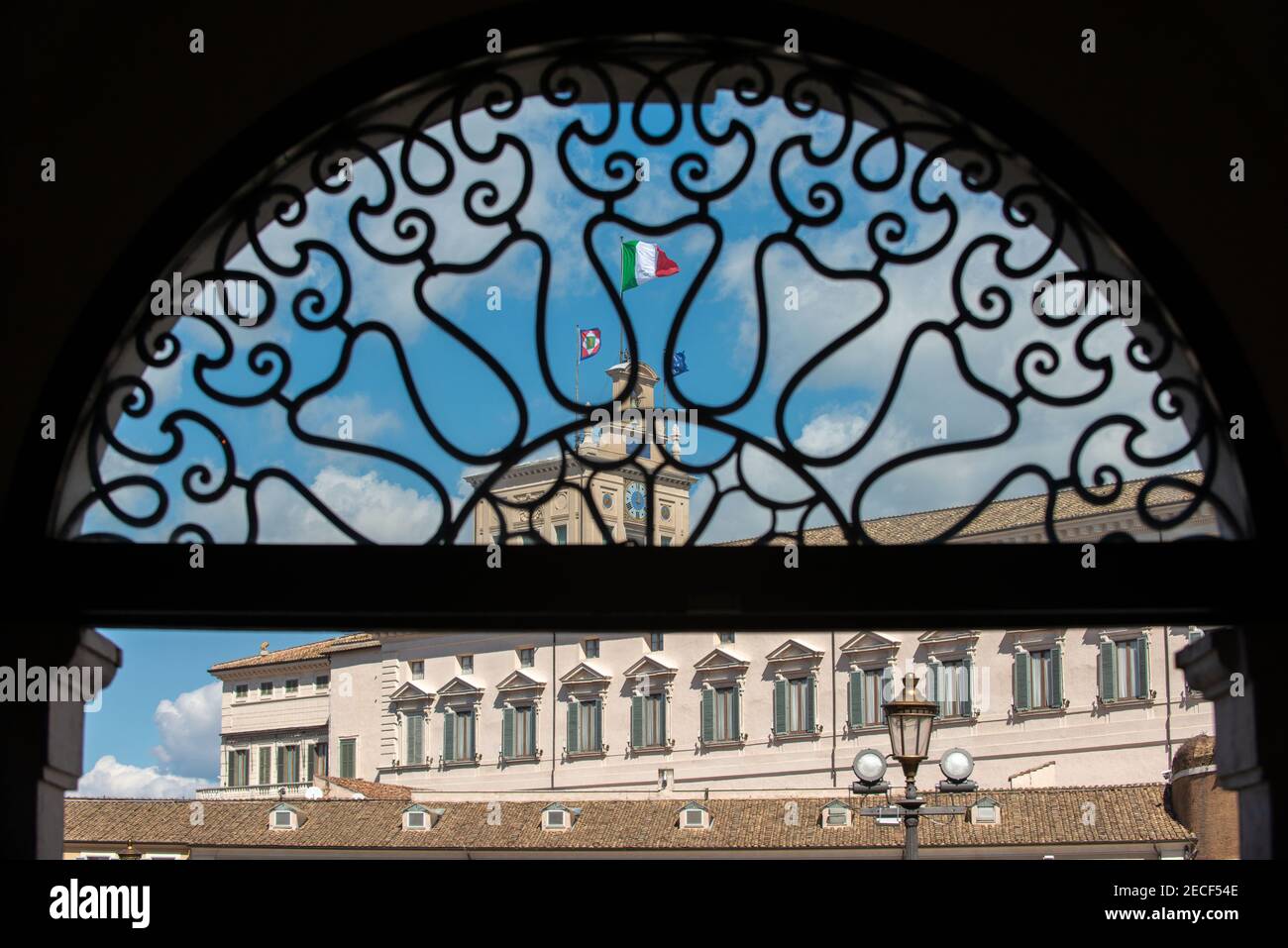 Roma, Italia 21/03/2013: Palazzo del Quirinale, residenza ufficiale del Presidente della Repubblica Italiana a Roma. ©Andrea Sabbadini Foto Stock
