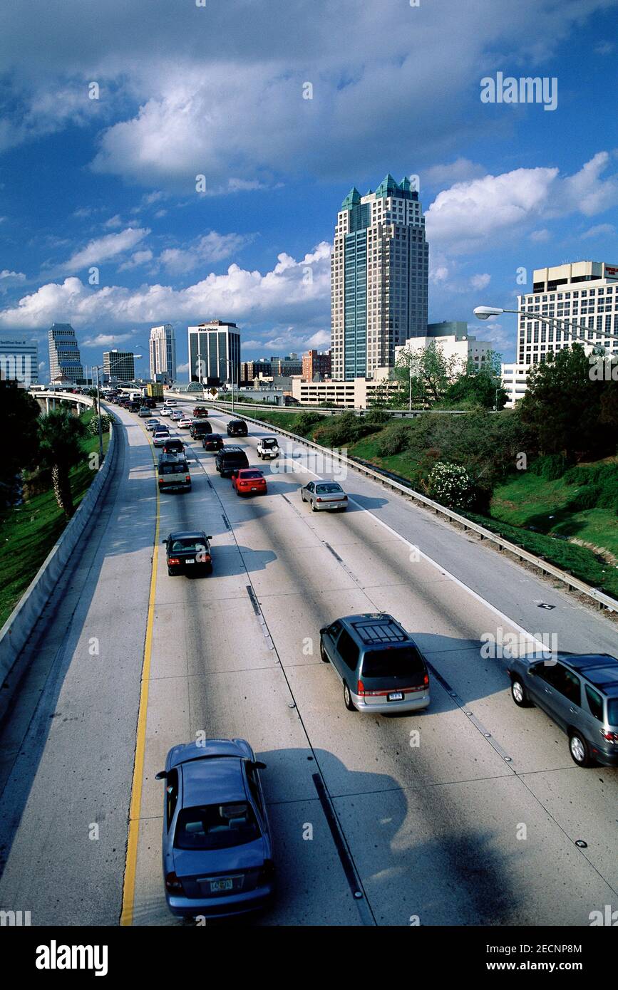 Paesaggio urbano, Orlando, Florida, Stati Uniti Foto Stock