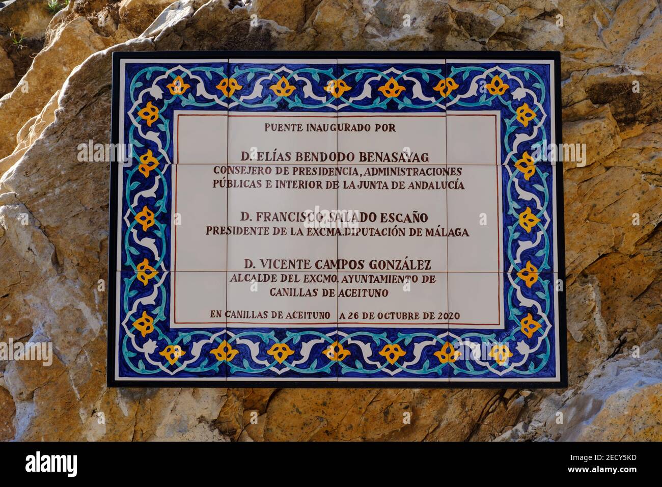Canillas de Aceituno, Axarquia, Malaga, Andalucía, Spagna Foto Stock