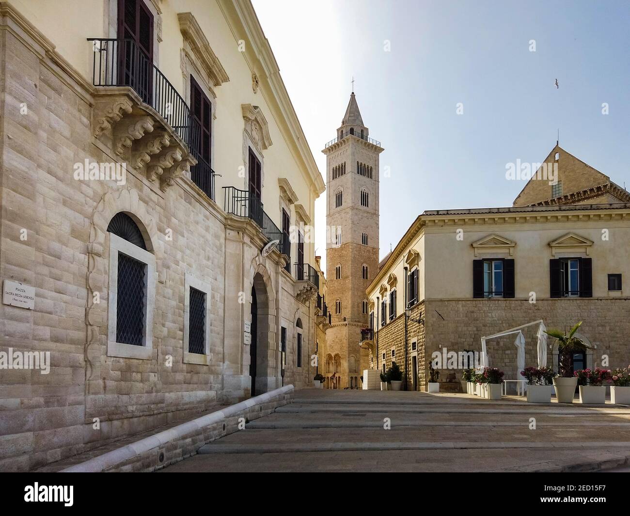 Città vecchia di Trani, Trani, Puglia, Italia meridionale, Italia Foto Stock