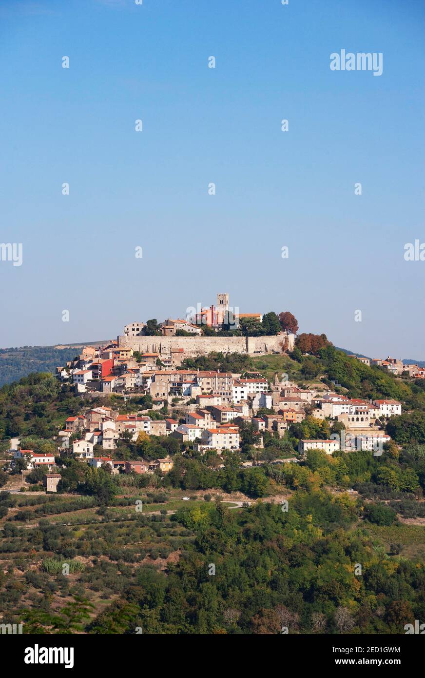 Motovun, Città storica, Istria, Croazia Foto Stock