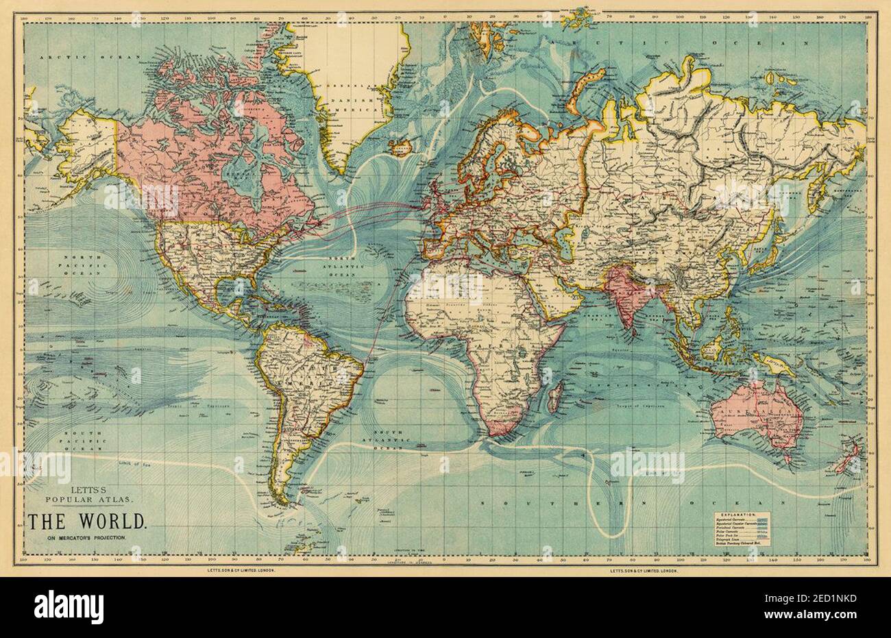 Mappa del mondo vintage immagini e fotografie stock ad alta risoluzione -  Alamy