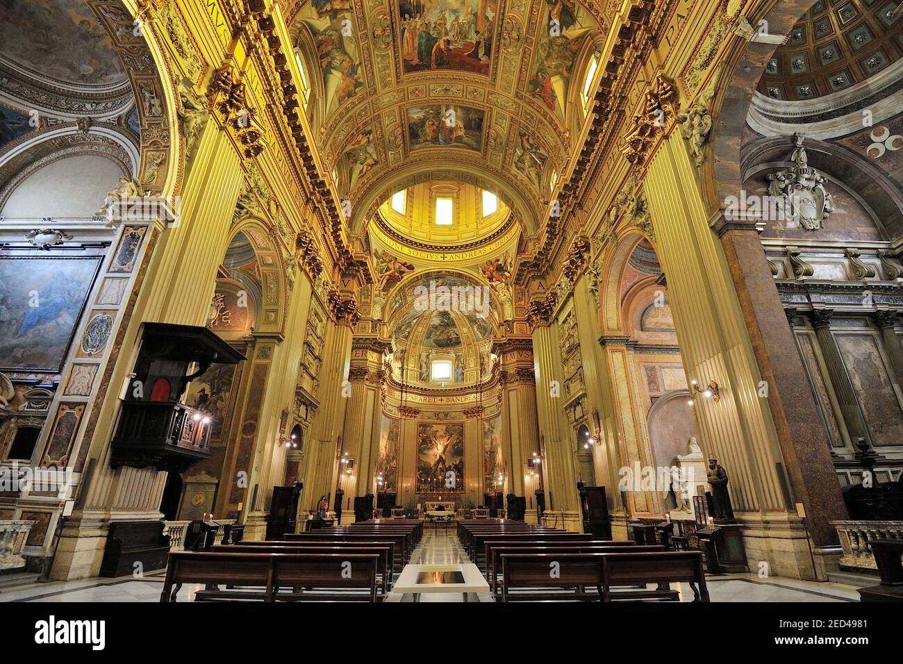 Italia, Roma, Basilica di Sant’Andrea della Valle Foto Stock