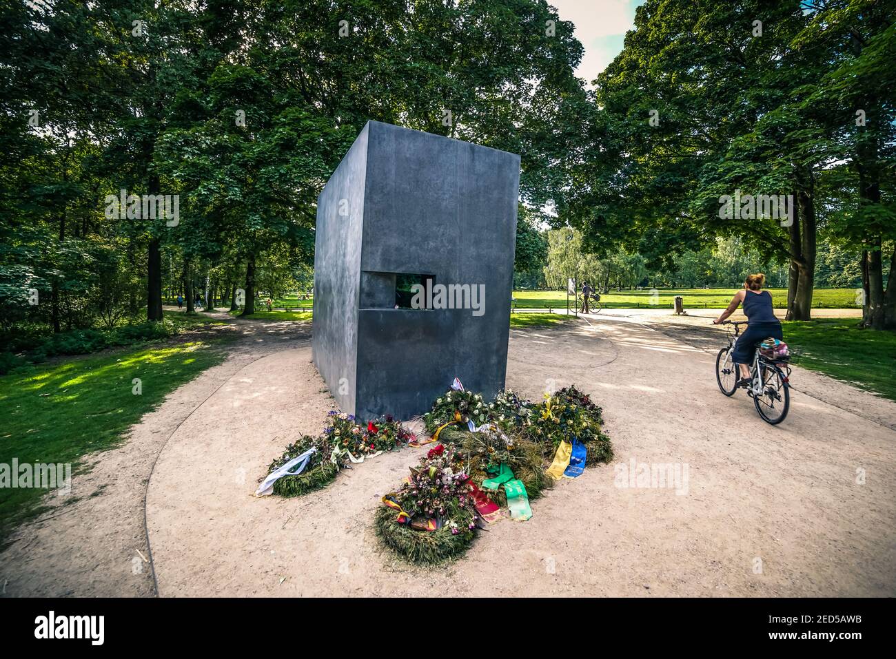 Denkmal für die im Nationalsozialismus verfolgten omosexuellen, Berlino Foto Stock