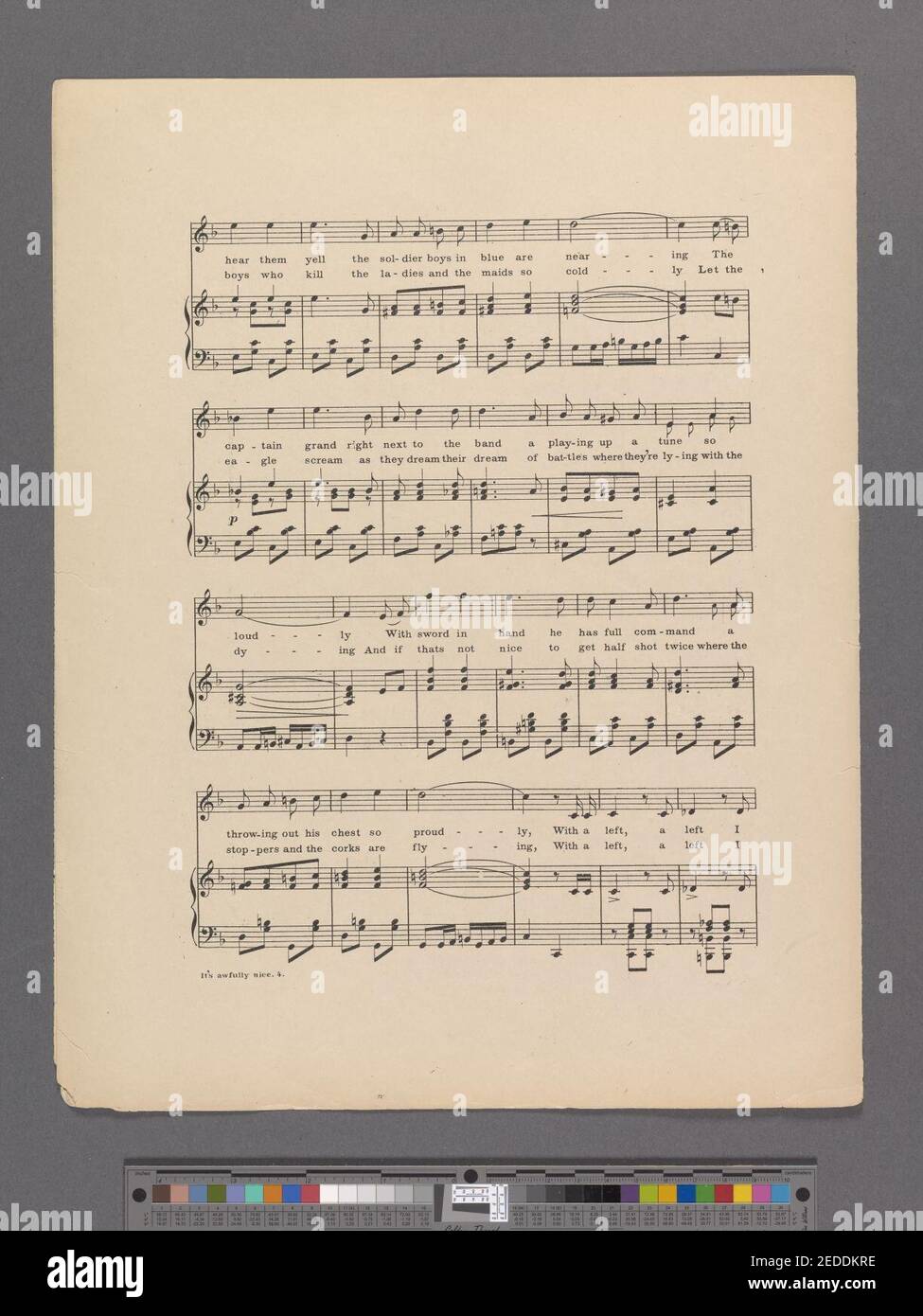 È davvero bello essere un soldato regolare Foto Stock