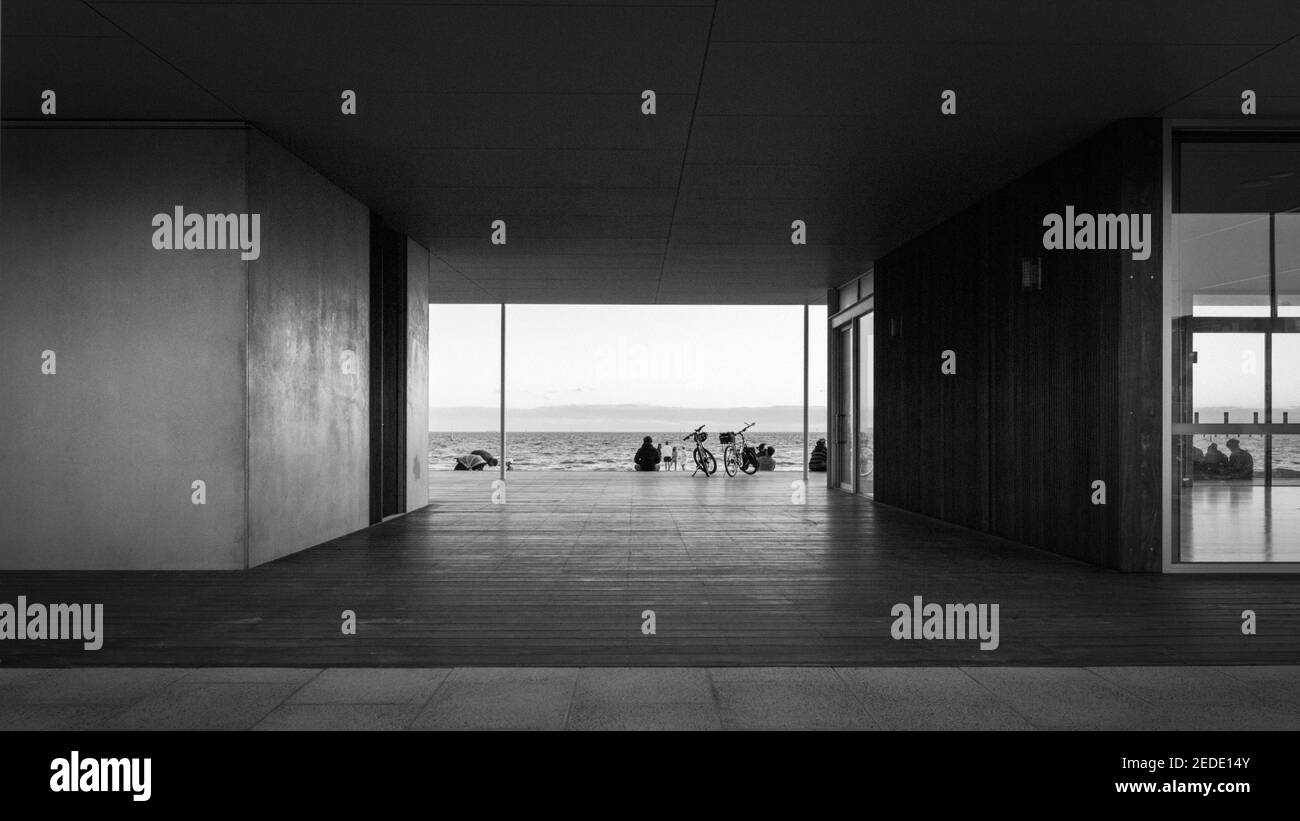 Spiaggia di Port Melbourne Foto Stock