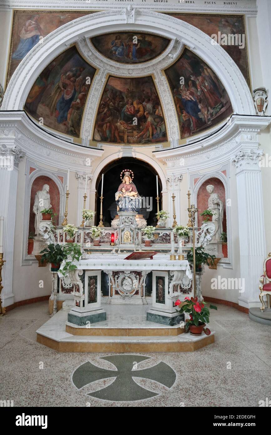 Napoli - Abside della Chiesa di Santa Maria del Parto Foto Stock