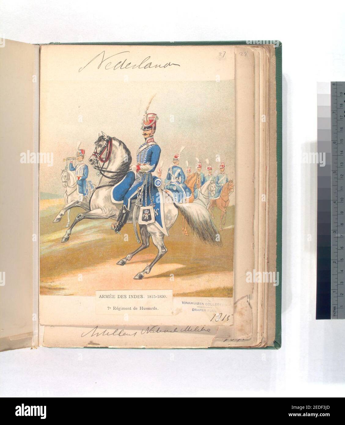 Figurine Lancier du Bengale sur son cheval (1901