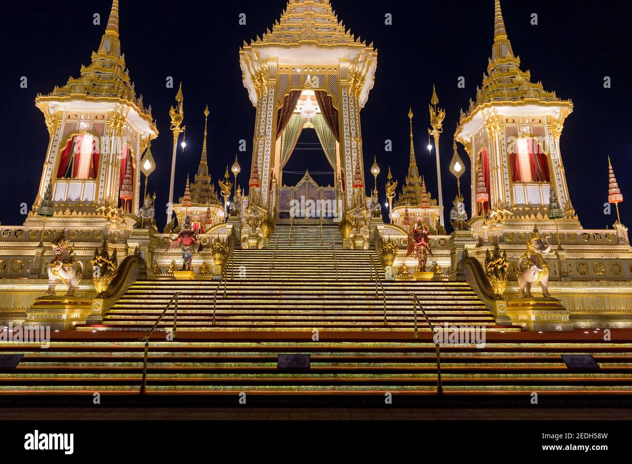 Il crematorio reale per il re tailandese Rama 9 Foto Stock