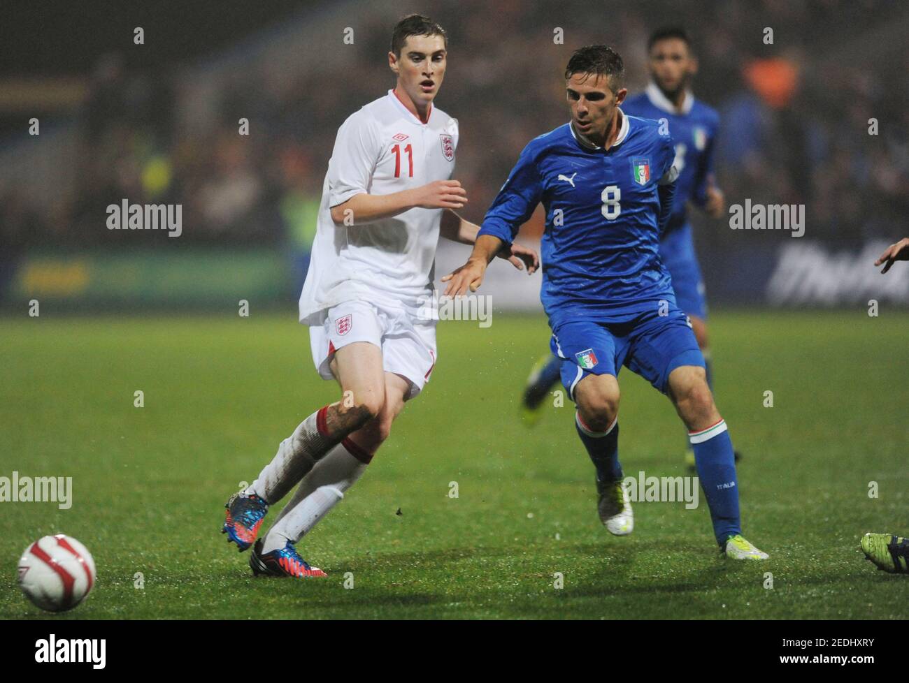 Calcio - Inghilterra U18 v Italia U18 - Under 18 International friendly -  The One Call Stadium, Mansfield - 24/