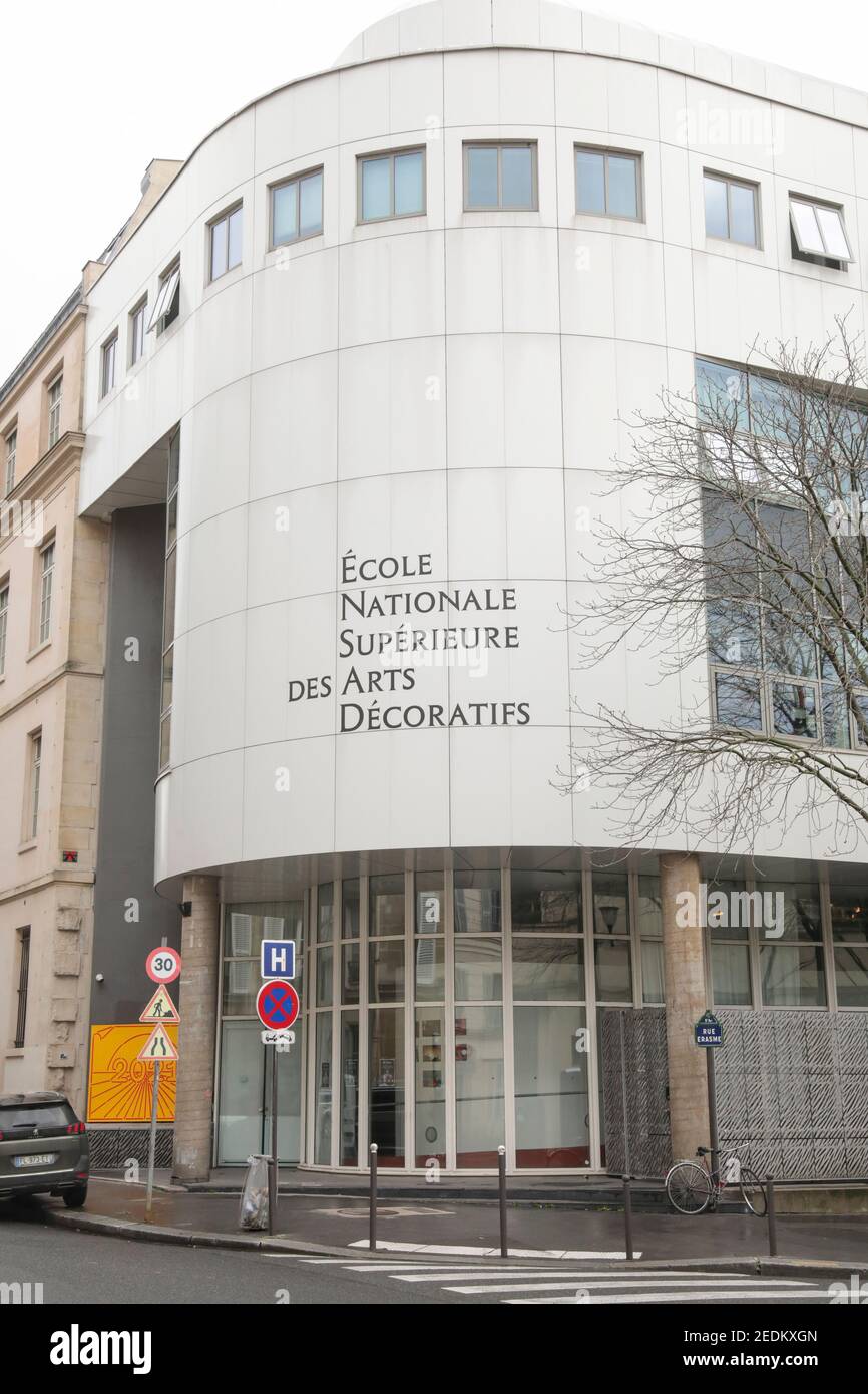 ECOLE NATIONALE SUPERIEURE DES ARTS DECORATIFS A PARIGI Foto Stock