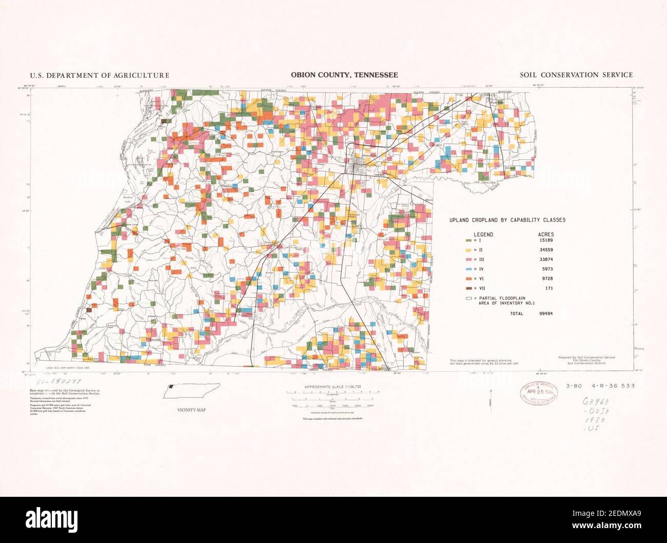 Contea di Obion, Tennessee Foto Stock