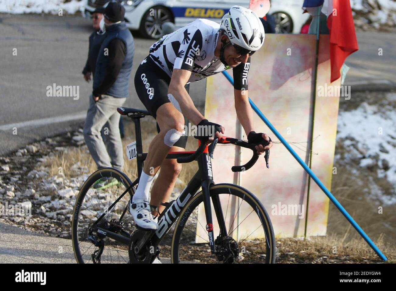 Fabio Aru del Team Qhubeka ASSOS durante il Tour de la Provence, fase 3, Istres Ã¢Â& x80;Â& x93; Chalet Reynard ( Mont Ventoux ) il 13 febbraio 2021 a BÃ©doin, Francia - Foto Laurent Lairys / DPI / LiveMedia Foto Stock