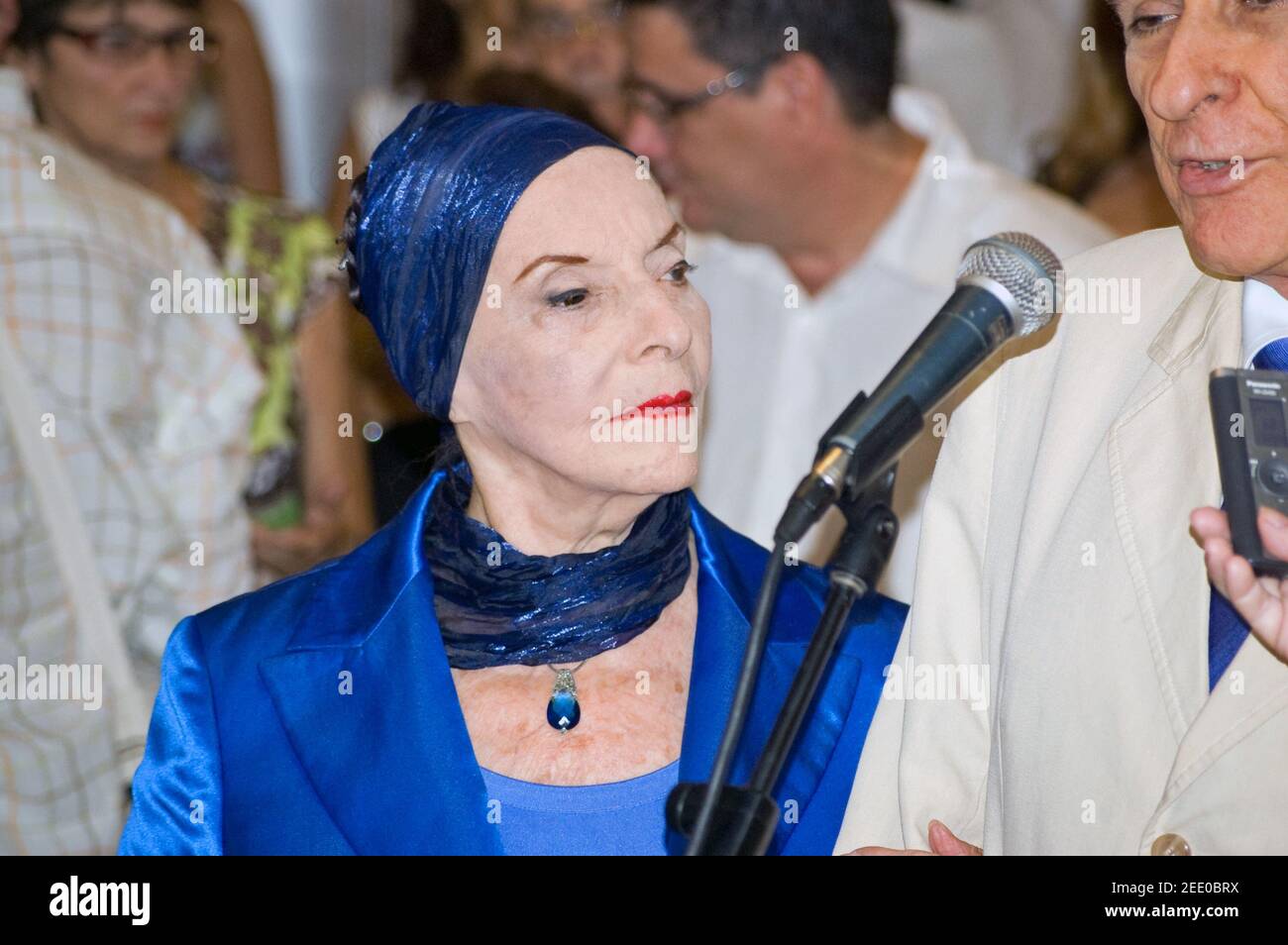 L'Avana, Cuba - 30 ottobre 2010: Novanta anni prima Ballerina e coreografa Alicia Alonso, fondatore del Balletto Nazionale Cubano. L'Avana Ballet Foto Stock
