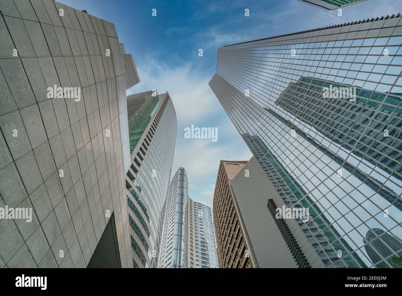 Foto delle torri finanziarie a Makati City, Filippine . Foto di alta qualità Foto Stock