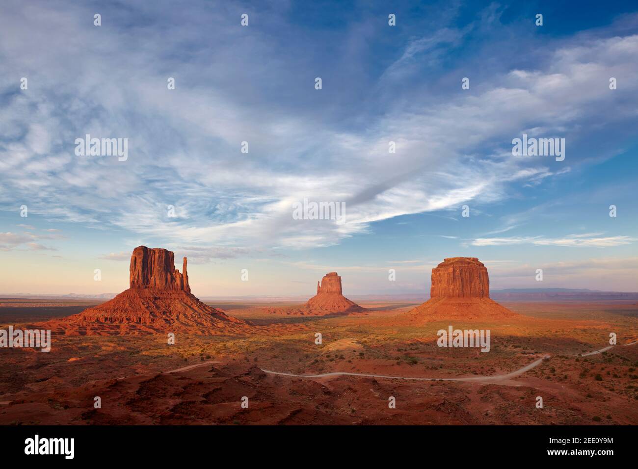 Il Monument Valley dall'artista del punto, Arizona, Stati Uniti Foto Stock