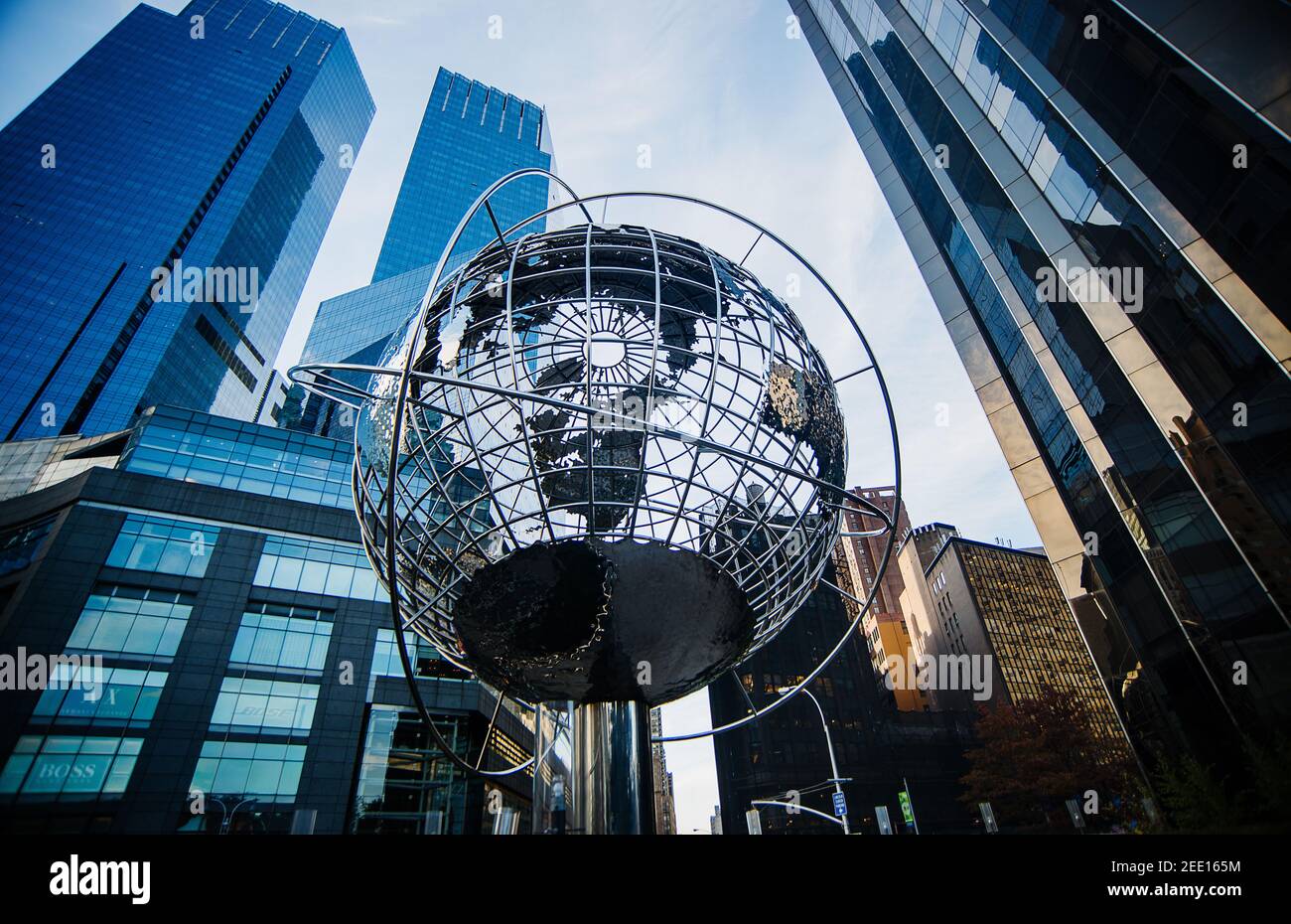 Columbus Circle, Manhattan, New York City, New York, Stati Uniti Foto Stock