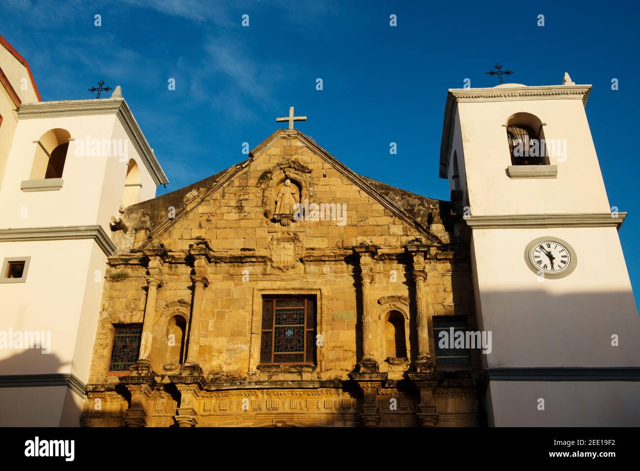 La Merced Chiesa. Casco Antiguo, Città di Panama, America Centrale Foto Stock