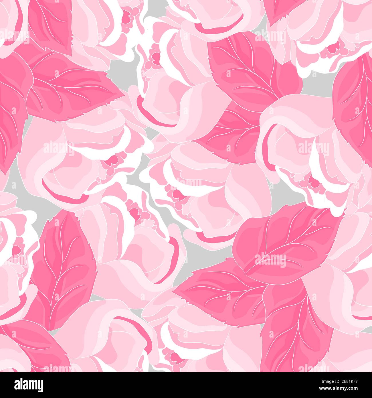 Sfondo vettoriale floreale vintage senza cuciture Illustrazione Vettoriale