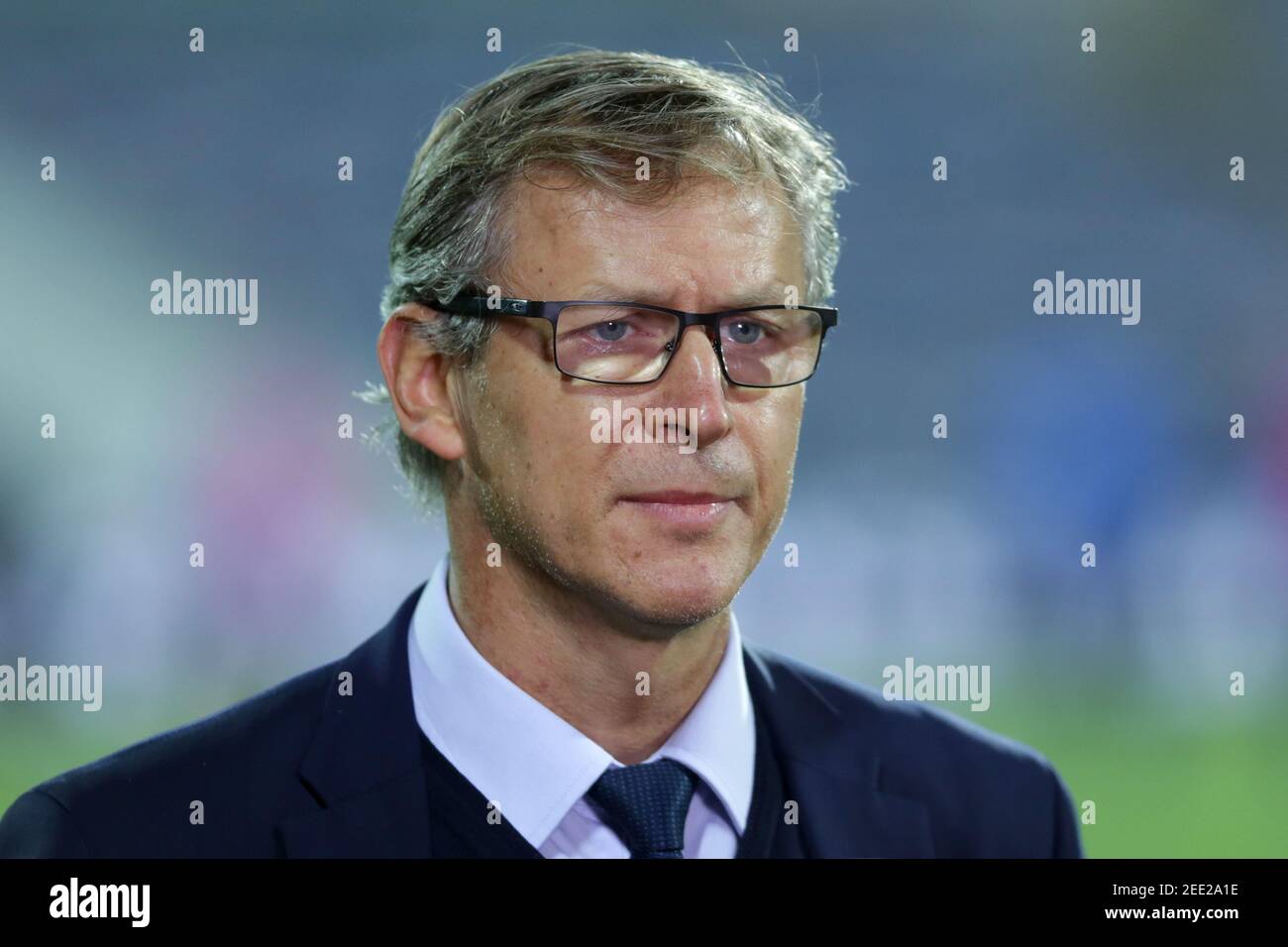Sofia, Bulgaria - 15 novembre 2020: L'allenatore finlandese Markku Kanerva è visto prima della fase di gruppo della UEFA Nations League, Lega B, Gruppo 4 betwee Foto Stock