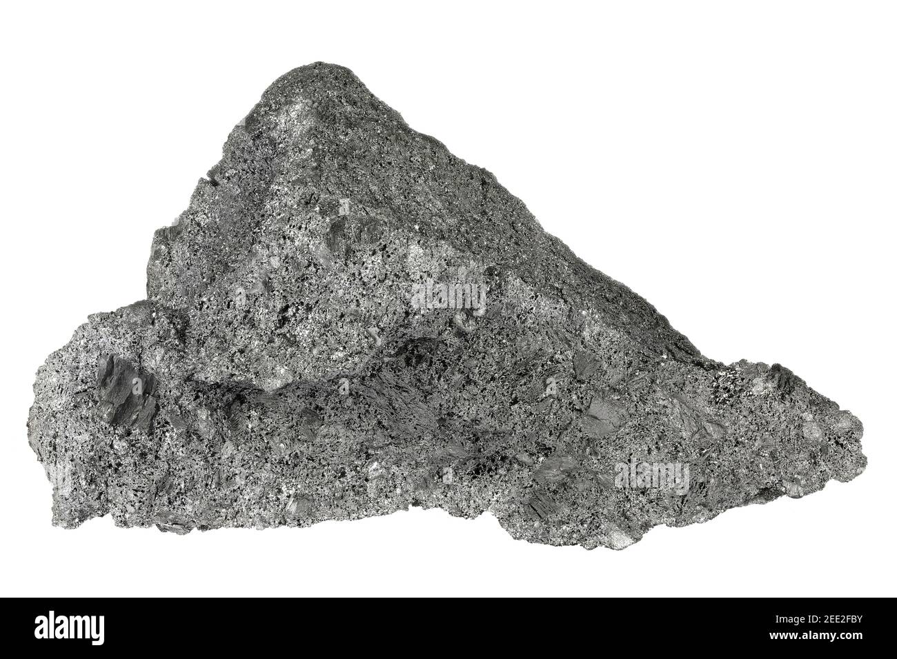 coke di carbone duro isolato su sfondo bianco Foto Stock