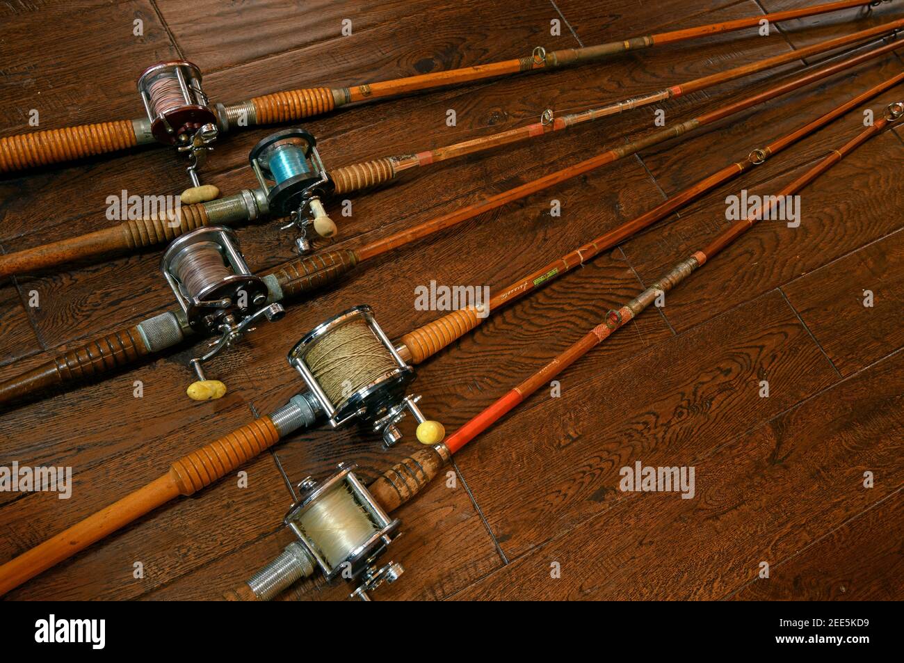 Canne à Pêche Vintage FISHER - À Restaurer - Manche Abîmé - Collection