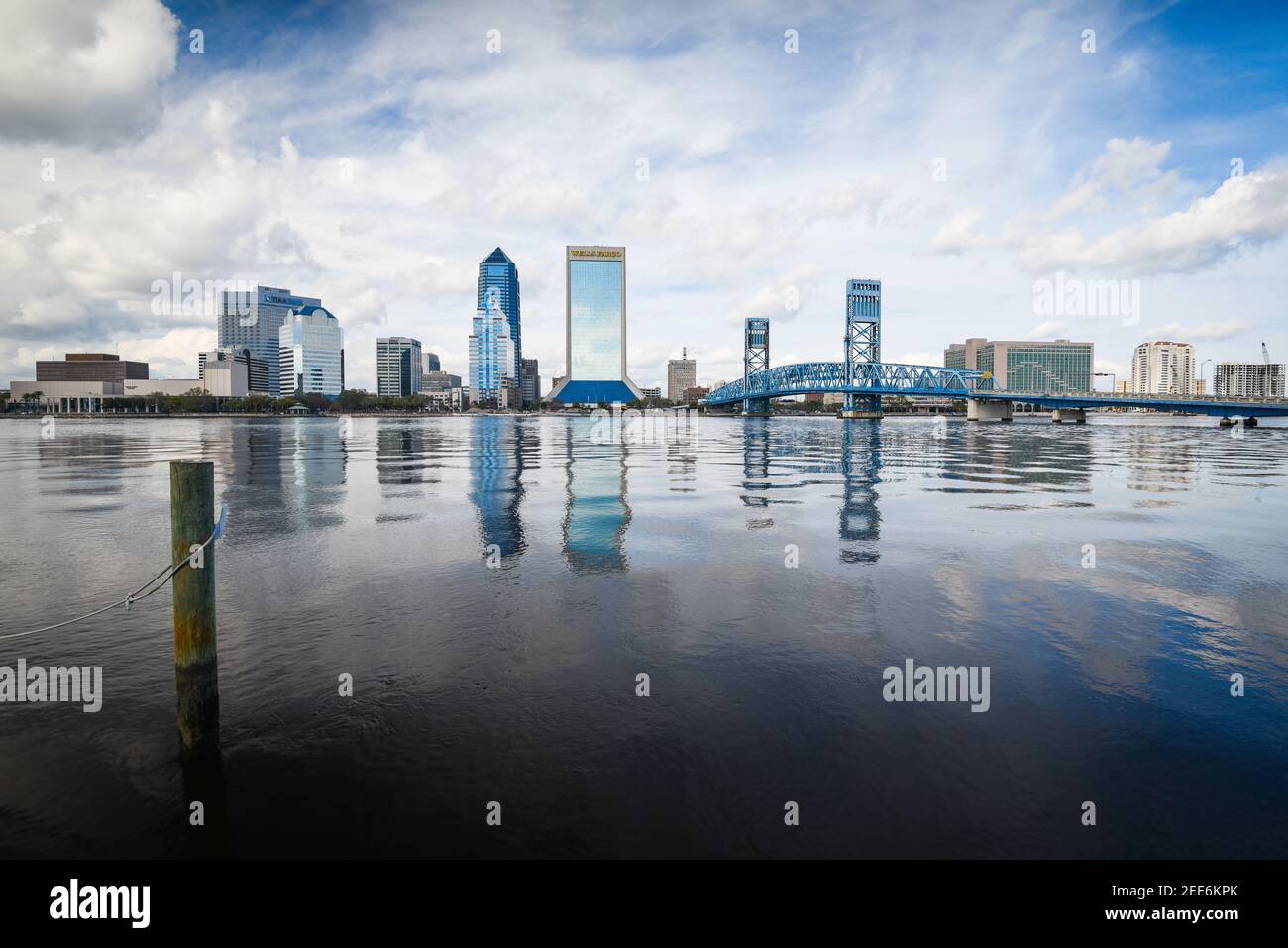 Splendida città di Jacksonville in Florida, Stati Uniti Foto Stock
