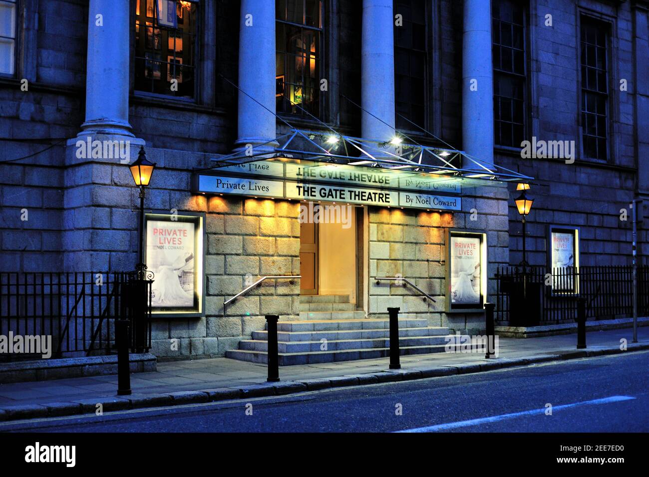 Dublino, Irlanda. Il Gate Theatre, fondato nel 1786 come The Assembly Rooms, è stato convertito in un teatro nel 1928. Foto Stock