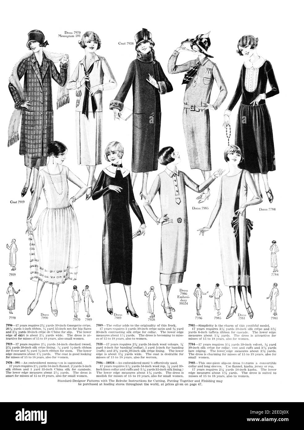 1925 Moda Illustrazione/Pubblicità, ritoccato e rivisitato, pulito, qualità poster, 600dpi Foto Stock