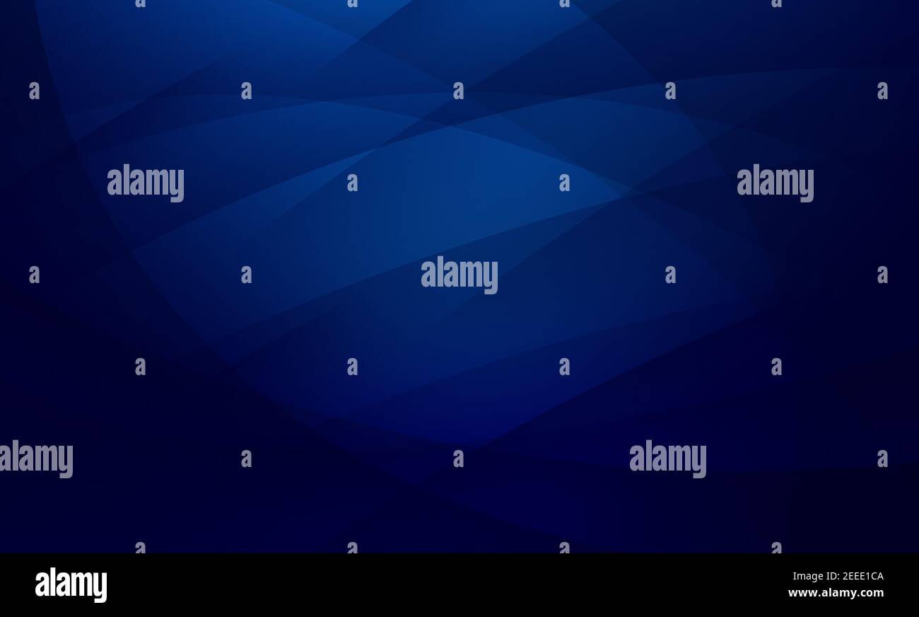 Sfondo Blue Abstract Lines con forme geometriche brillanti. Foto Stock