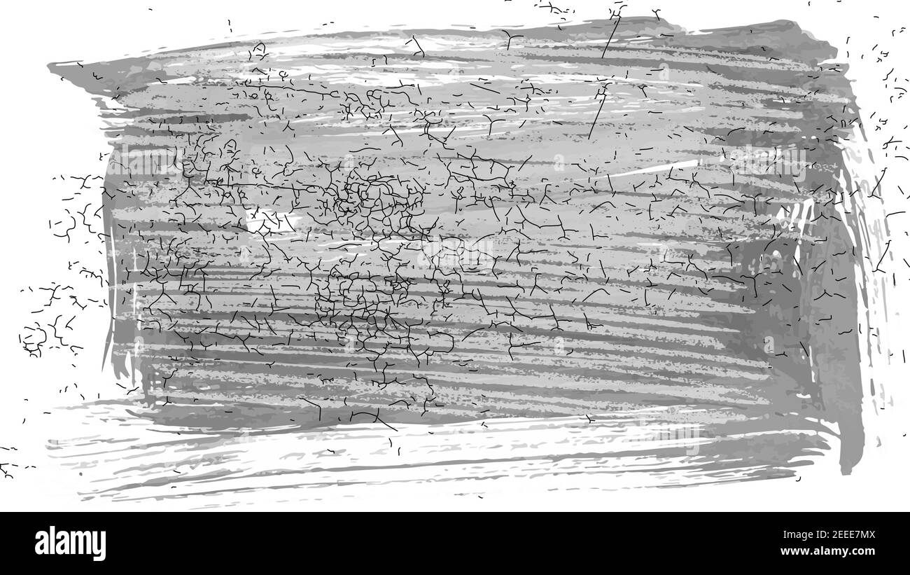 Nero grugnoso astratto sfondo dipinto a mano Illustrazione Vettoriale