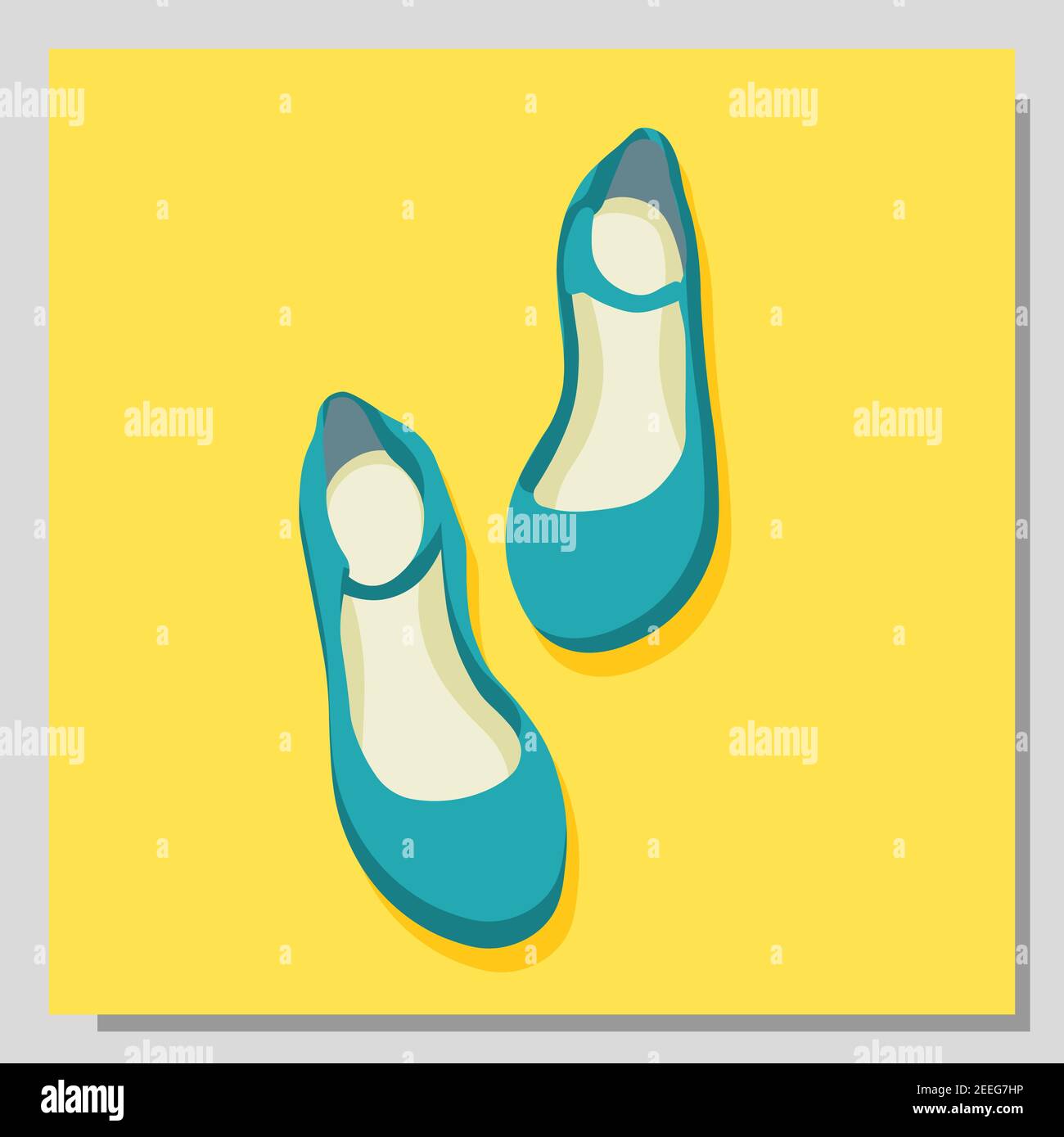 Scarpe isolate. Illustrazione delle scarpe alla moda. Sandali per bambini Illustrazione Vettoriale