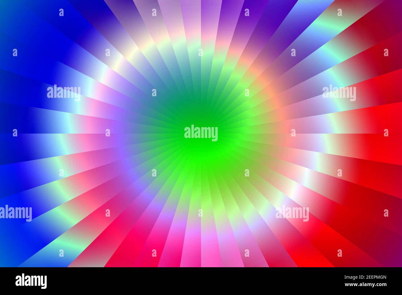 Motivo di trama del vetro a spirale rotto. Sfondo multicolore illustrazione. Sfumature di colore vivide. Foto Stock