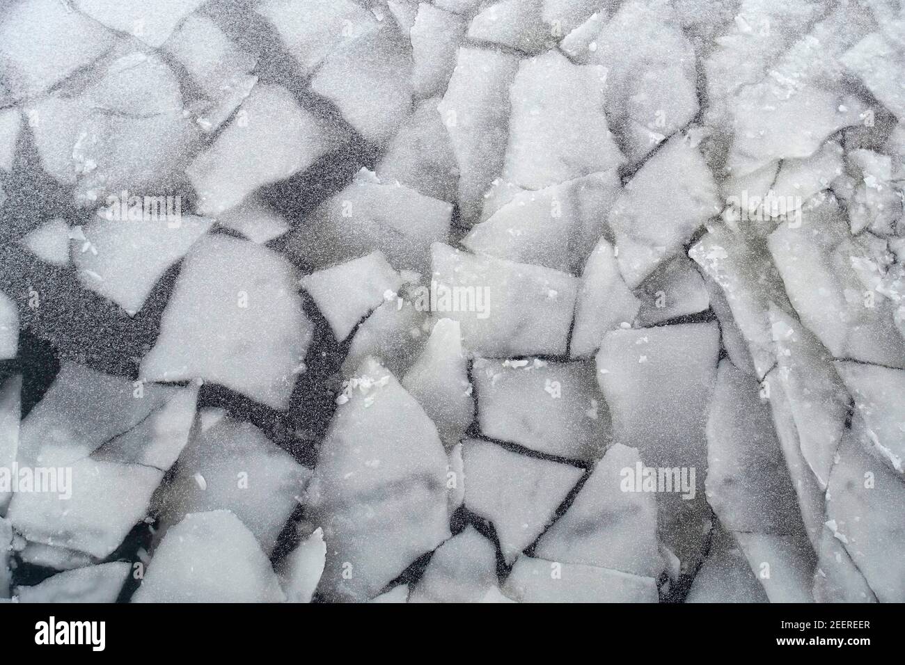 Banchi di ghiaccio Foto Stock