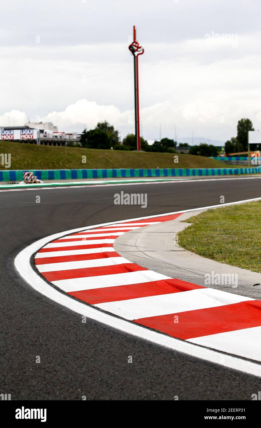 Pista, pista, illustrazione durante la Formula 1 Aramco Magyar Nagydij 2020, Gran Premio d'Ungheria dal 17 al 19 luglio 2020 sull'Hungaroring, a Budapest, Ungheria - Foto DPPI Foto Stock